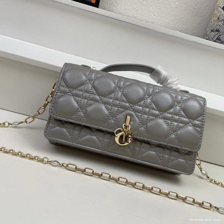 Cheap Cannage Grey Mini Top Lambskin Bag Handle Dior Miss 0726 Luxury